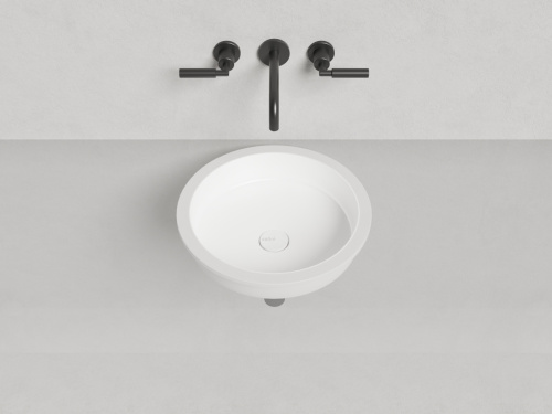 Раковина из искусственного камня S-Stone Salini MAREA 1802205MF 40х40 встраиваемая цвет мультиколор - фото 5